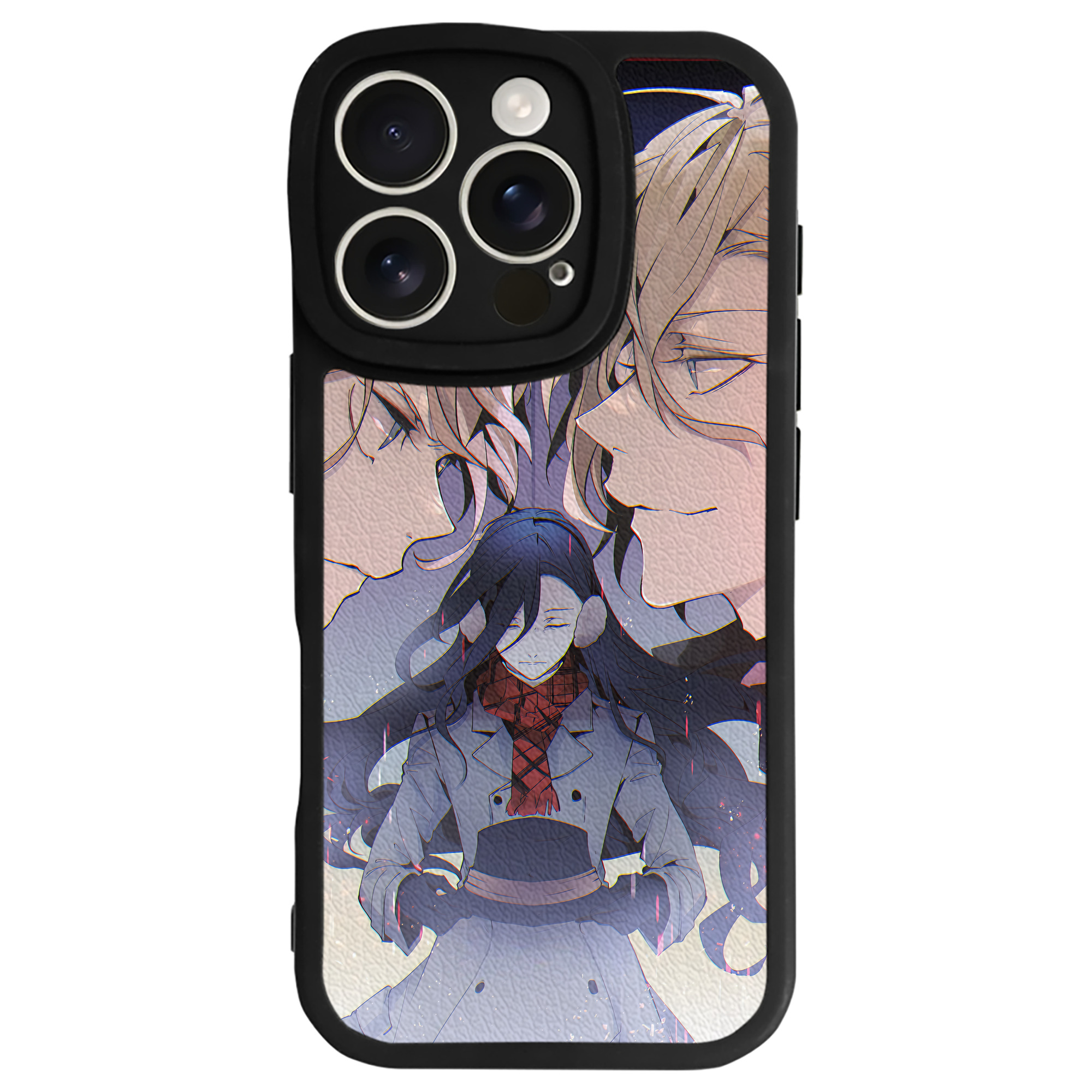 （画像用） 文豪ストレイドッグス Bungo Stray Dogs 【iPhone 16シリーズ対応】シリコンスマホケース（レザー調） 材質：シリコン